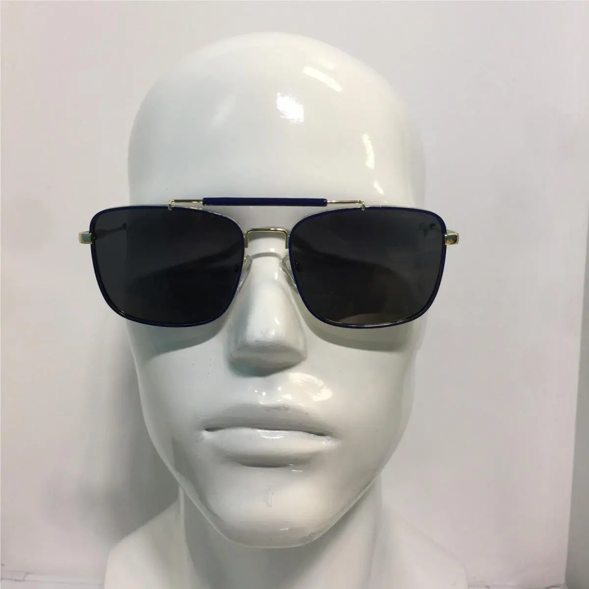 Polaroid 2111/S KY2 Blue Gold Metal Polarized Men’s Sunglasses