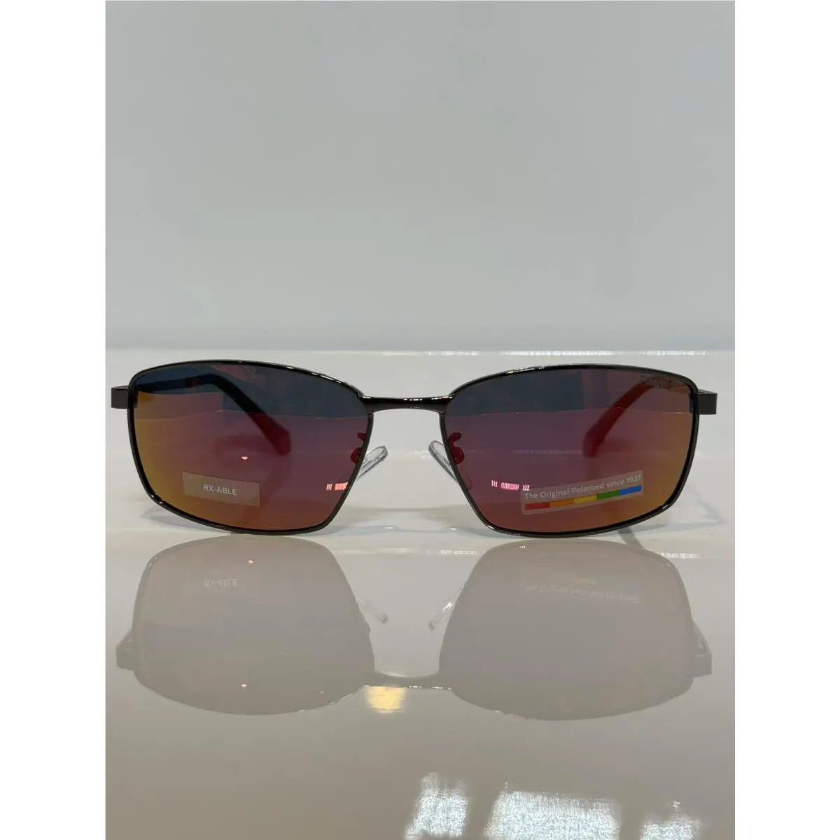 Polaroid 2137gsx Kj1 Gunmetal Fire Mirror Sunglasses