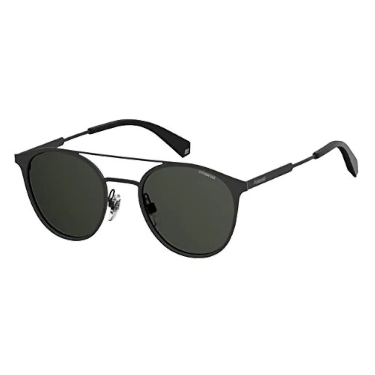 Polaroid Pld 2052/S 807 Black 51/20/150 Unisex Sunglasses - Black/Polarized Gray