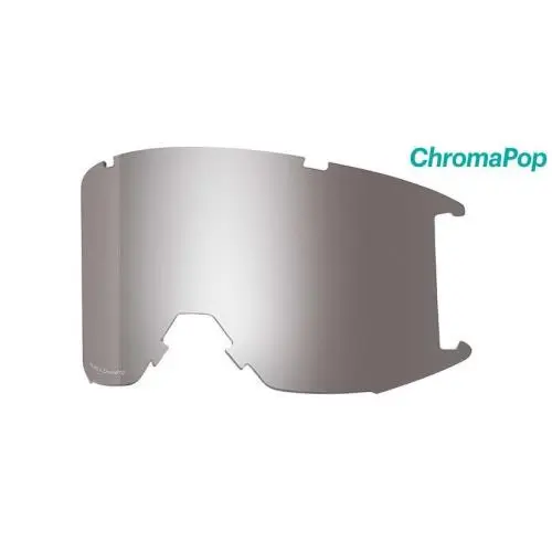 Smith Squad XL Replacement Lenses Chromapop Authorized Smith Dealer Chromapop Platinum Mirror by Smith Optics