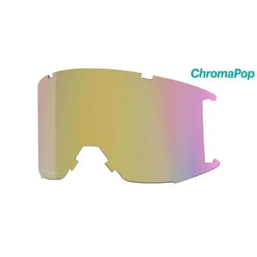 Smith Squad XL Replacement Lenses Chromapop Authorized Smith Dealer Chromapop Storm Yellow Flash by Smith Optics