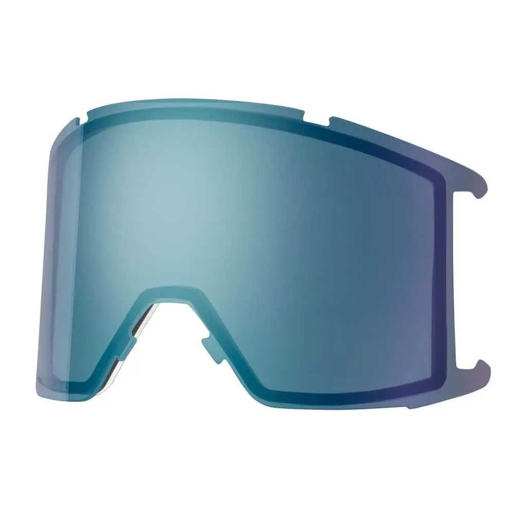 Smith Squad XL Replacement Lenses Chromapop Authorized Smith Dealer CPE Blue Mirror by Smith Optics