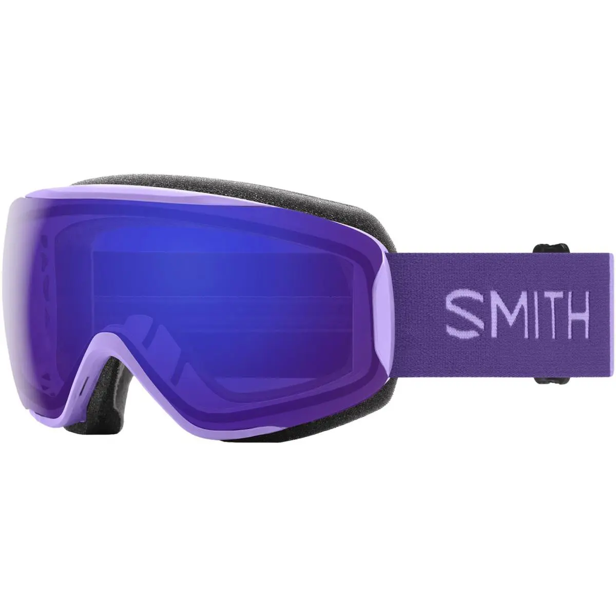 Smith Optics Moment Women`s Chromapop Shield Snow Goggles - M007451 Peri Dust/Violet (4Q9941)