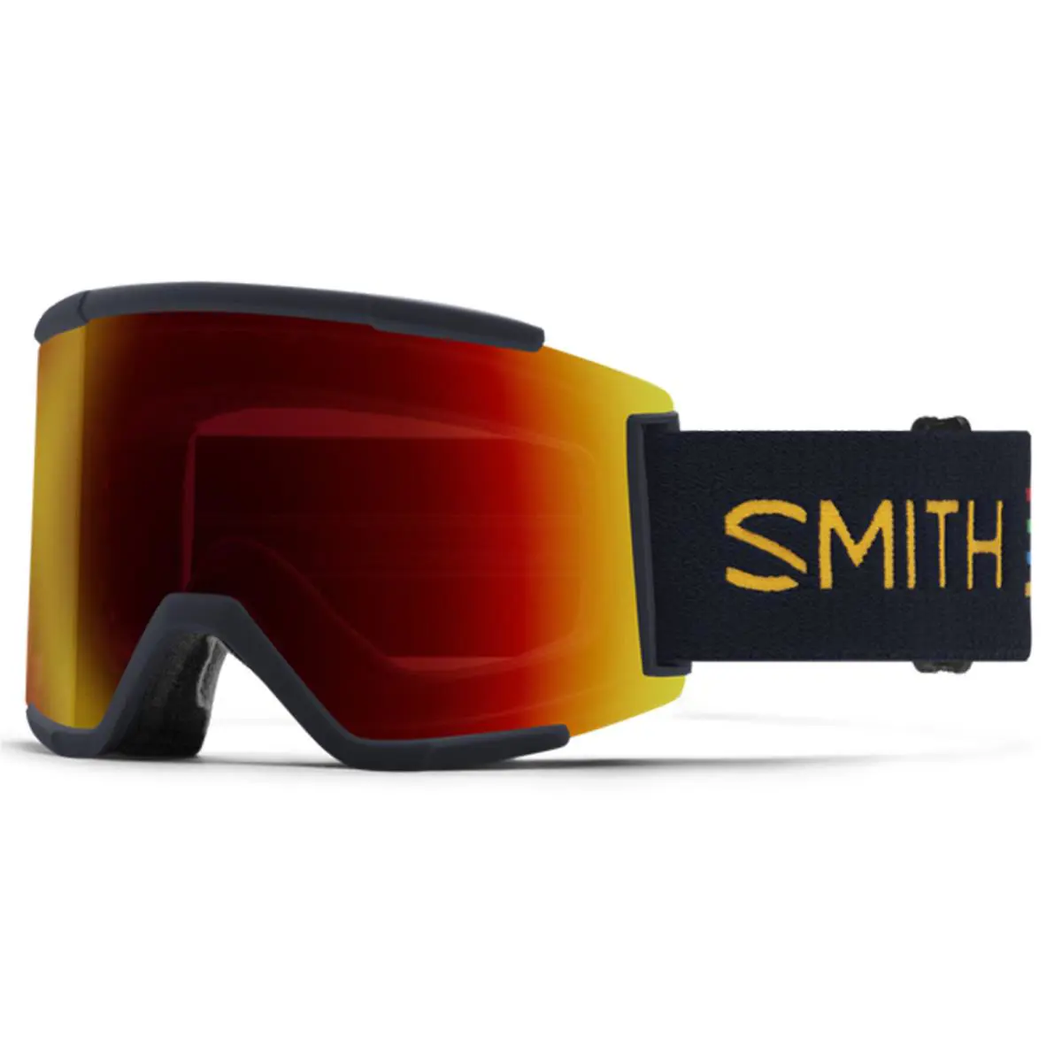 Squad XL Chromapop Snow Goggles w/ Bonus Lens Midnight Slash/Sun Red Mir + Storm Rose (195996K) by Smith Optics