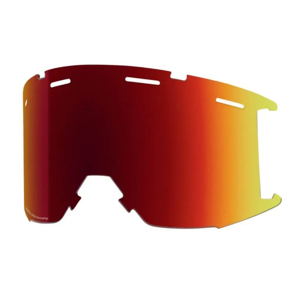 Smith Squad XL Mtb Replacement Lenses For The Smith Squad XL Mtb Goggle CPS Red Mirror by Smith Optics
