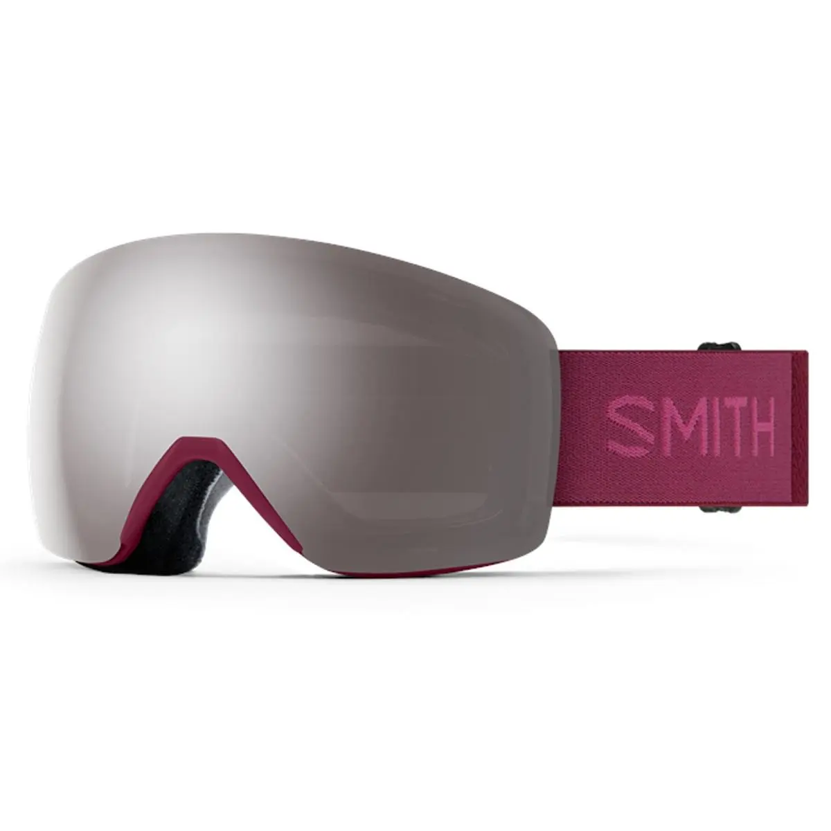 Smith Skyline Merlot Cps Platinum Mirror Lens Ski Goggles