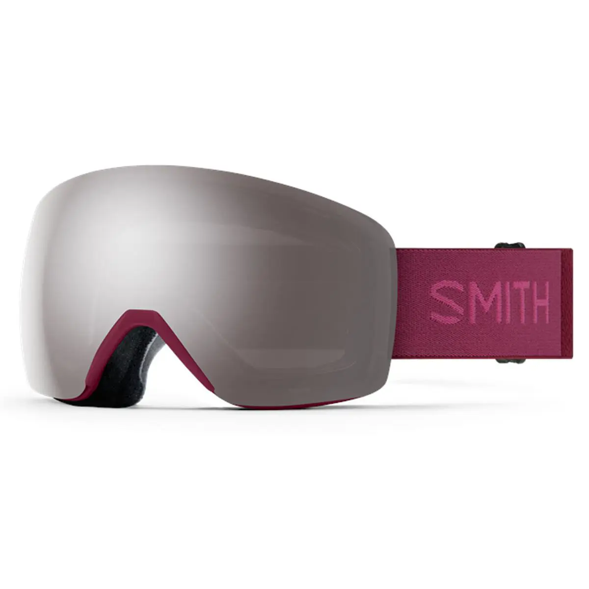 Smith Optics Skyline Merlot Cps Platinum Mirror Lens Ski Goggles
