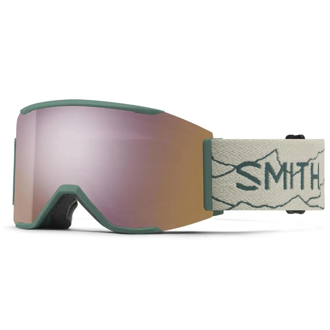 Smith Squad Mag Goggles-ac Elena-chromapop Everyday Rose Gold Lens by Smith Optics