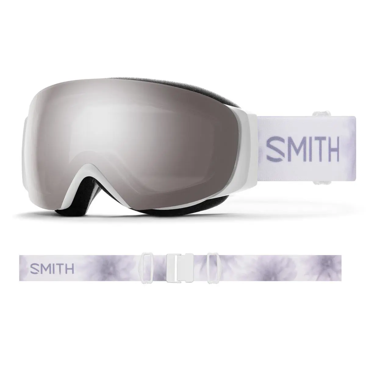 Smith I/o Mag S Goggle White Florals Asia Fit Chromapop Sun Platinum Mirror+