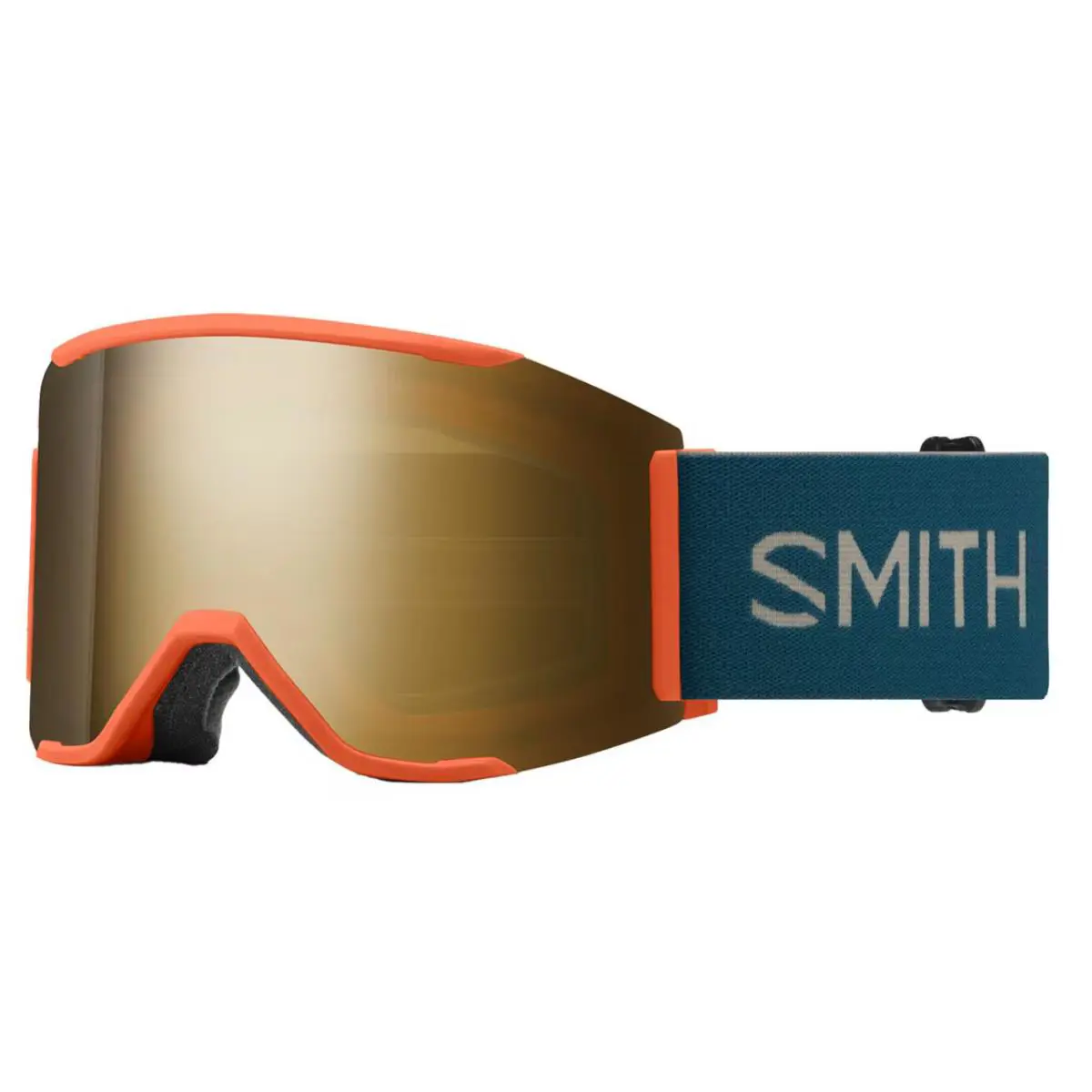 Smith Squad Mag Snow Goggles-rust-cps Black Gold+cp Storm Blue Sensor Lens by Smith Optics