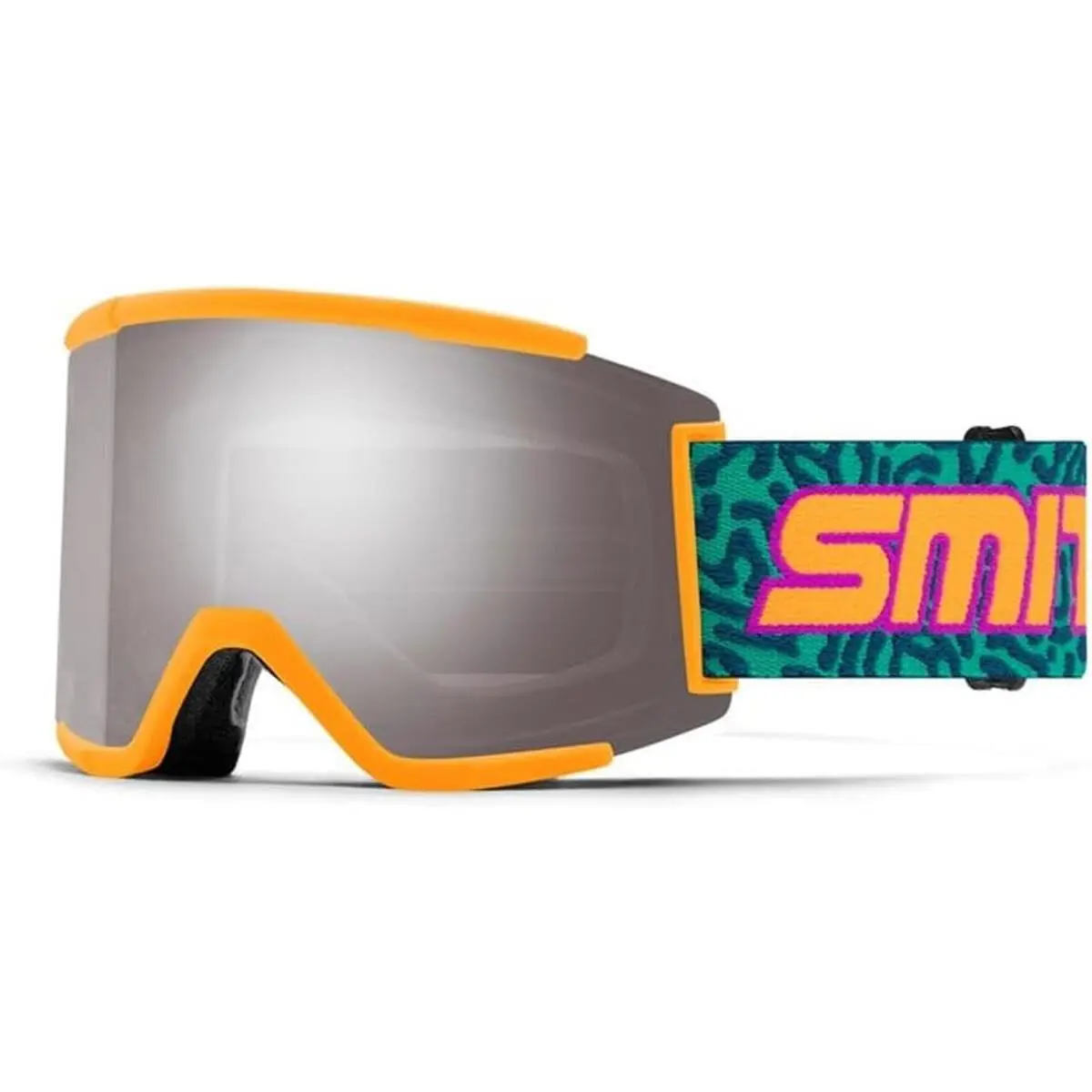 Squad XL Neon Wiggles Cps Platinum Mirror Lens Ski Goggles by Smith Optics