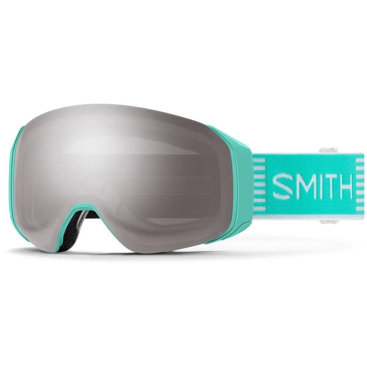 Smith 4D Mag S Goggles Iceberg Sport Stripes Chromapop Sun Platinum Mirror +