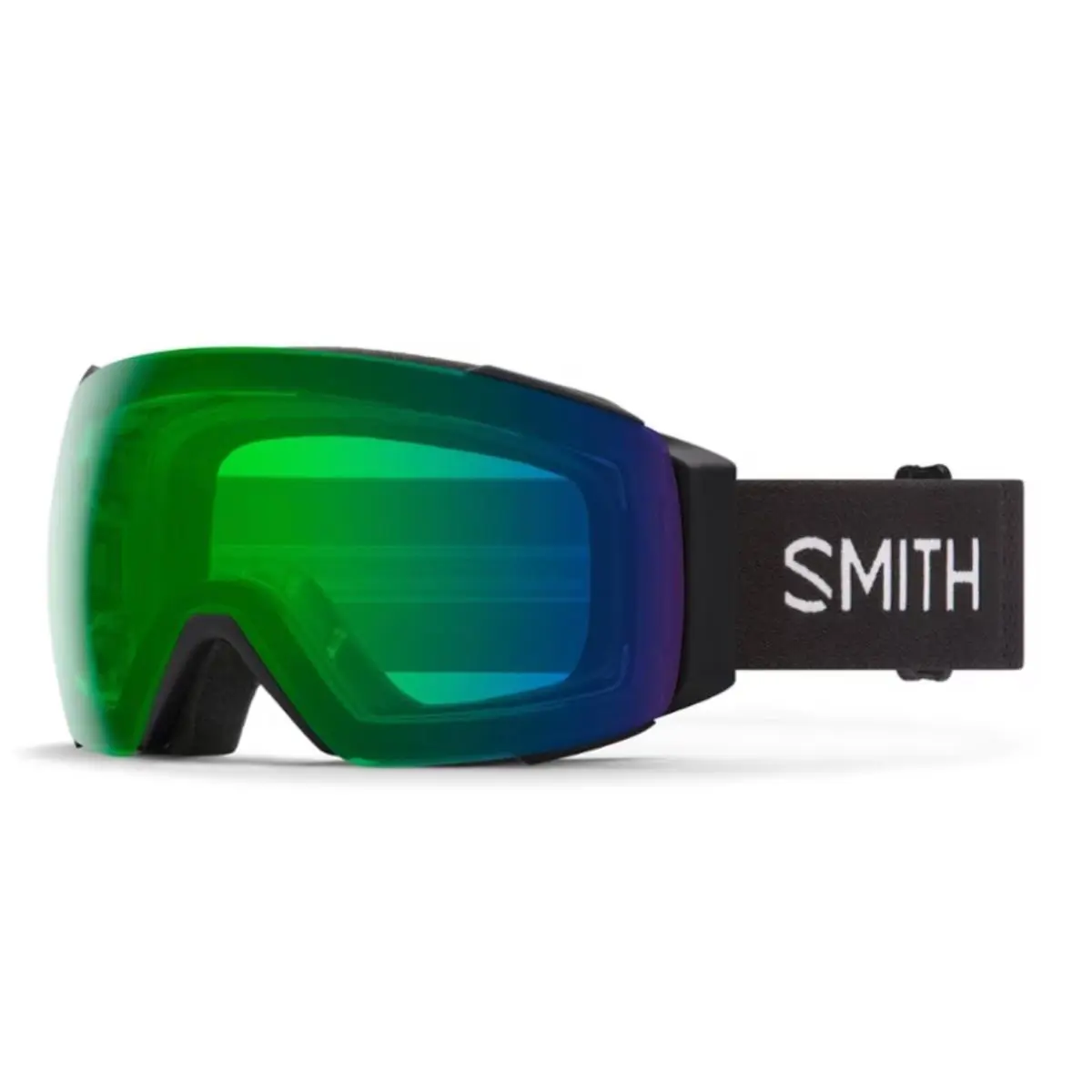Smith I/o Mag XL Snow Goggles Black Chromapop Everyday Green Mirror