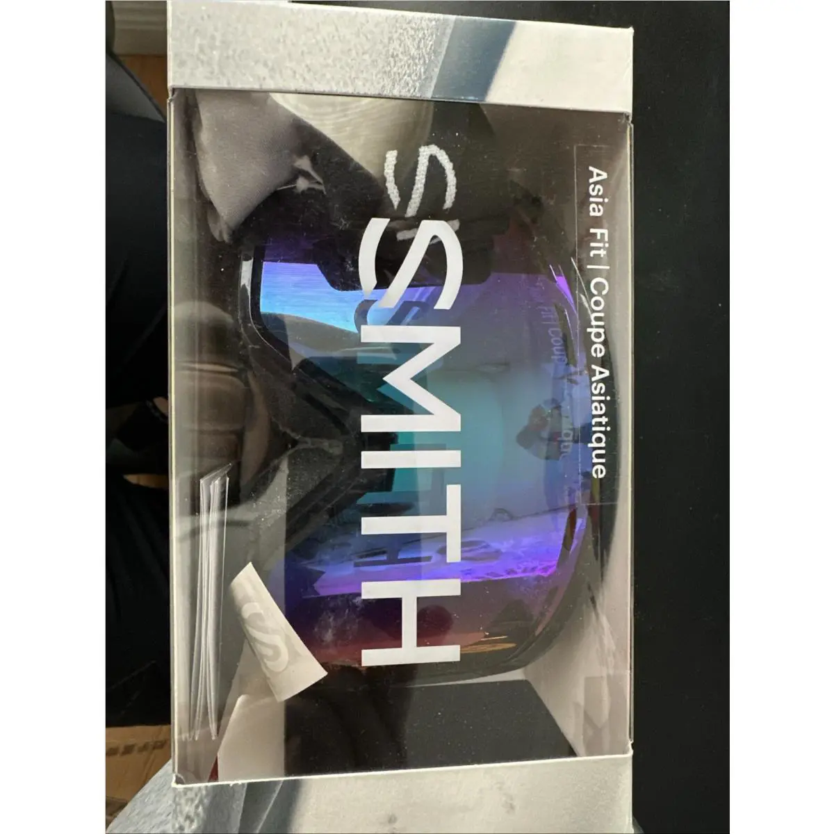 Smith Goggles Range Asia Fit Anti Fog Black Lens Green Sol-x Mirror Eygo