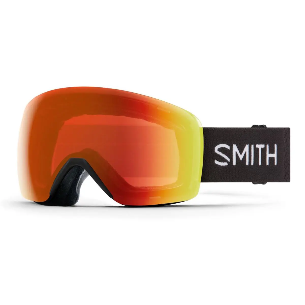 Smith Skyline Ski / Snow Goggles Black Frame Chromapop Everyday Red Mirror Lens by Smith Optics