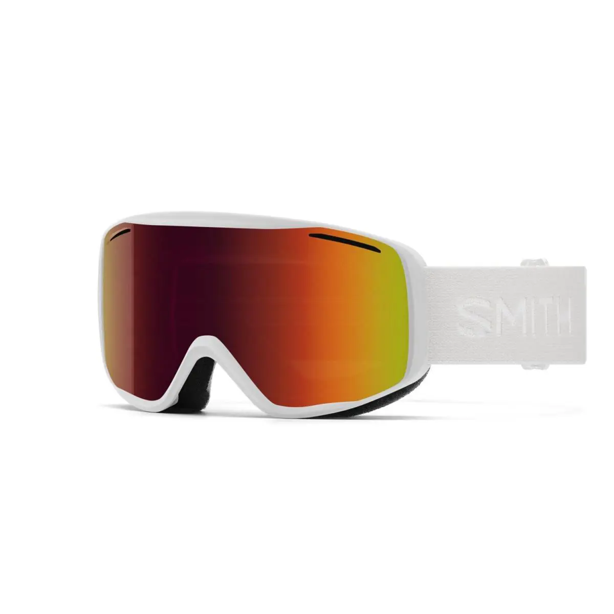 Smith Rally Ski / Snow Goggles White Frame Red Sol-x Mirror Lens by Smith Optics