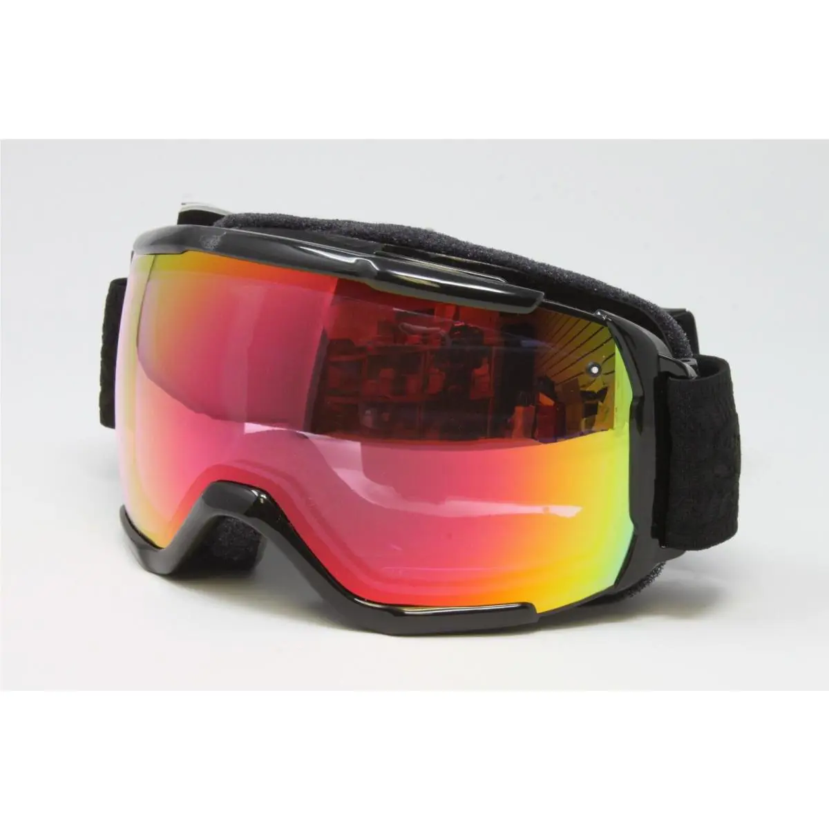 Smith Showcase Otg Sky Snowboard Goggles Color Black Eclipse Red Mirror Lens