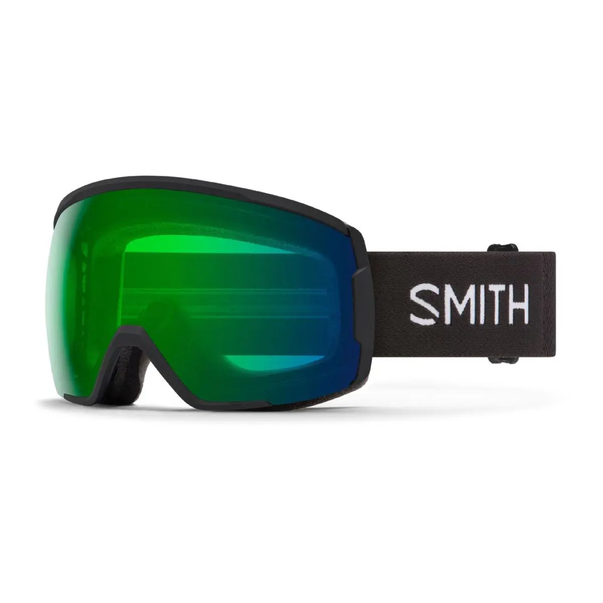 Smith Proxy Snow Goggles Black Frame Chromapop Everyday Green Mirror Lens