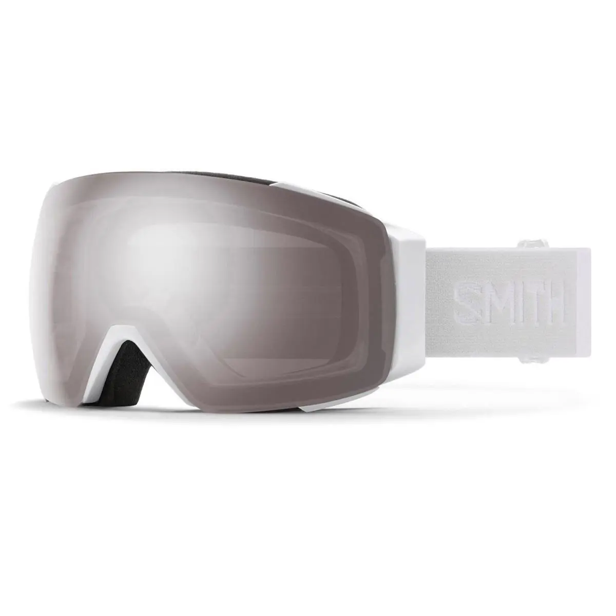 Smith I/o Mag Ski / Snow Goggles White Vapor Sun Platinum Mirror