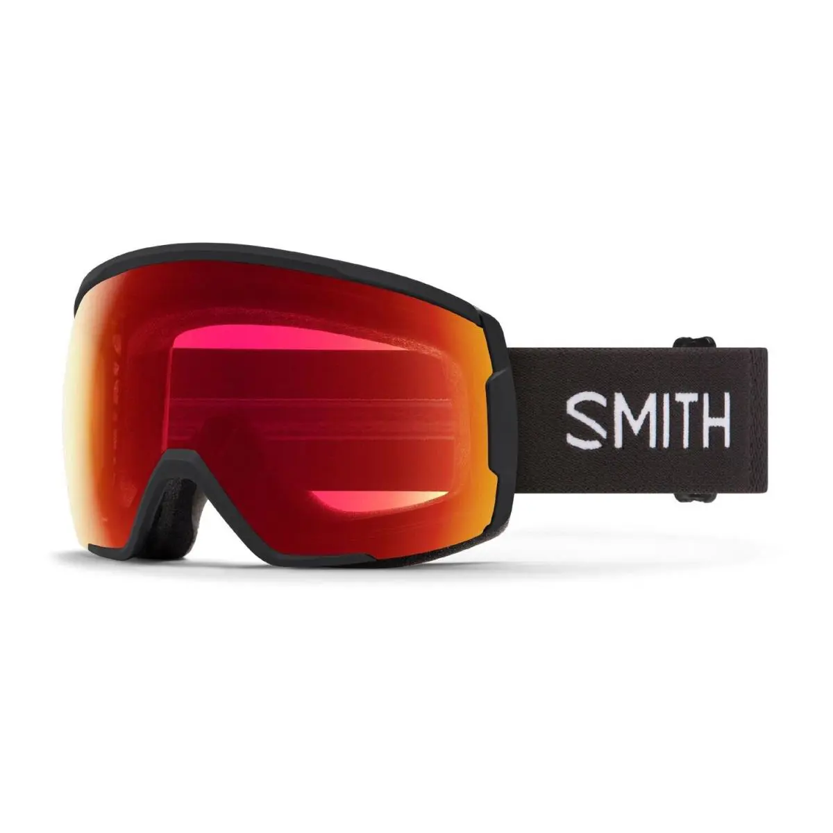 Smith Proxy Snow Goggles Black Frame Chromapop Photochromic Red Mirror Lens