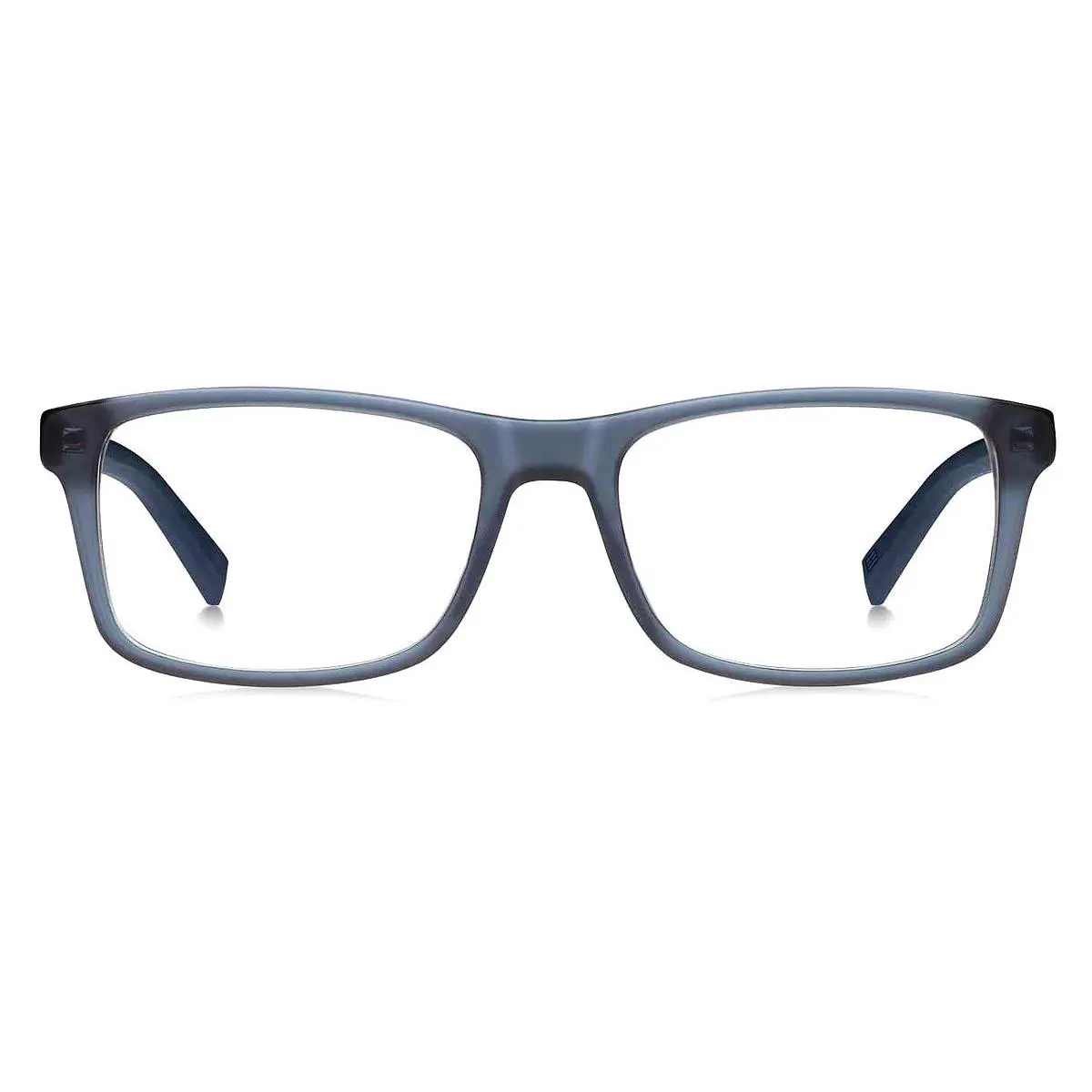 Tommy Hilfiger Thf Eyeglasses Men Matte Blue 53mm - Frame: Matte Blue, Lens: Demo