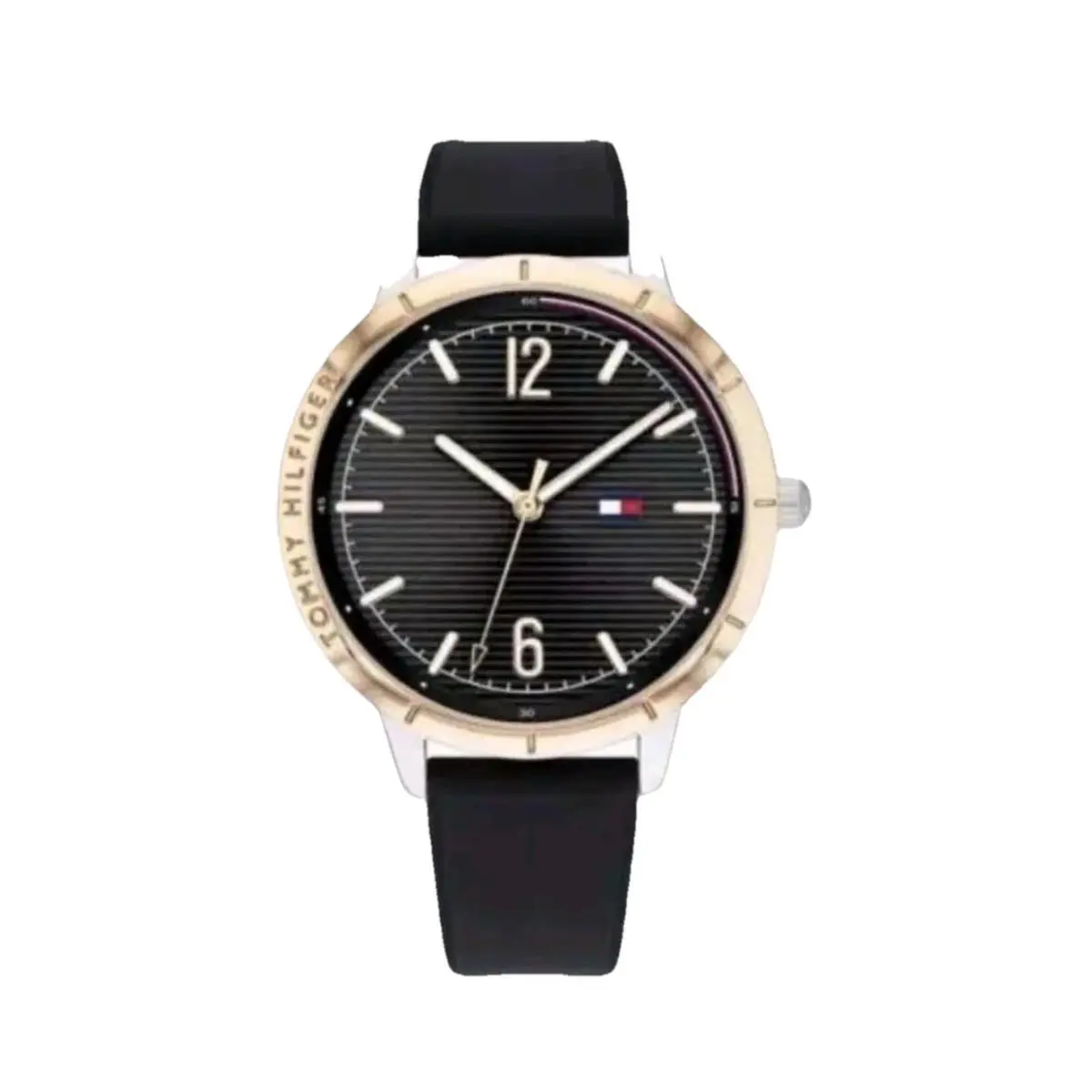 Womens Watch Stainless Steel Rose Gold Silicone Strap 1782048 by Tommy Hilfiger