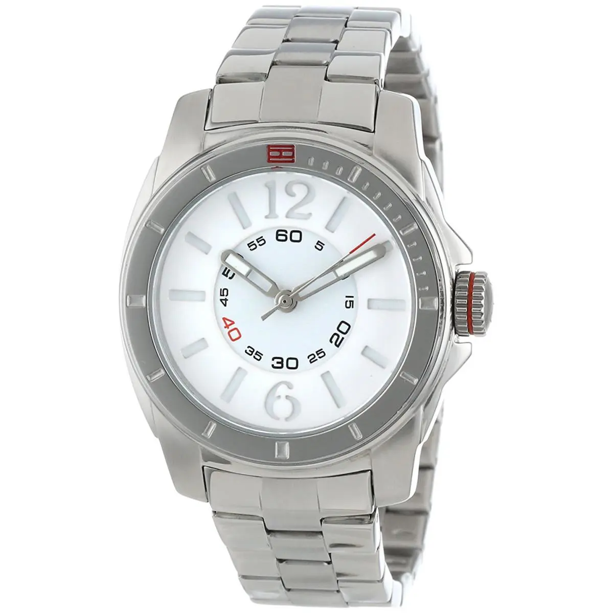 1781138 Sport White Dial Stainless Steel Women`s Watch by Tommy Hilfiger