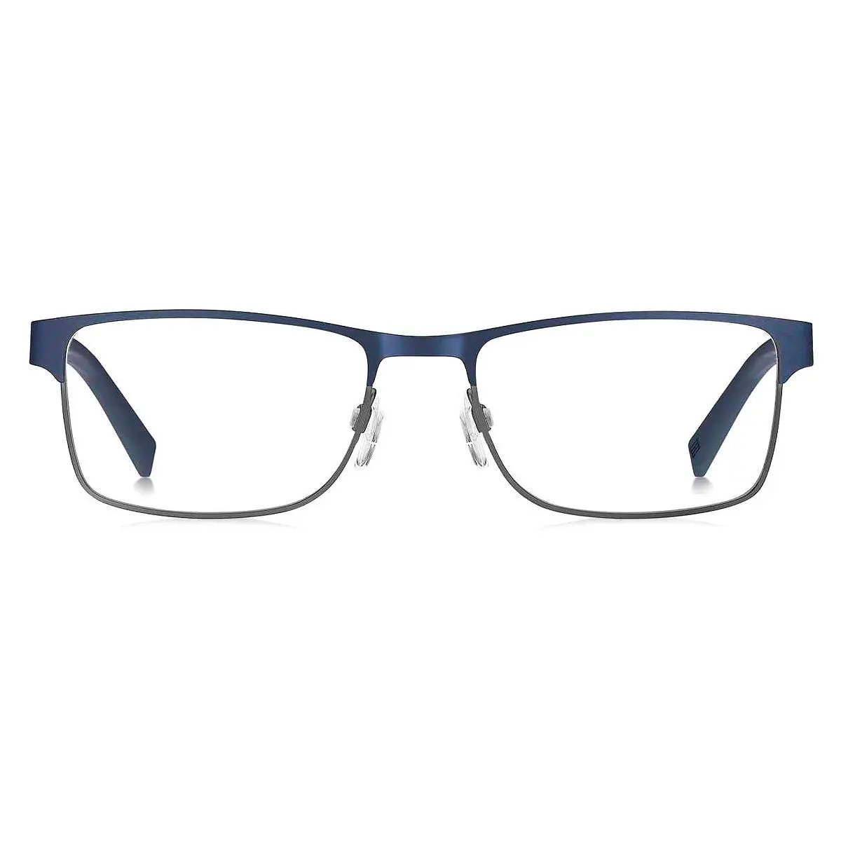 Tommy Hilfiger Thf Eyeglasses Men Matte Blue Ruthenium 54mm - Frame: Matte Blue Ruthenium, Lens: Demo