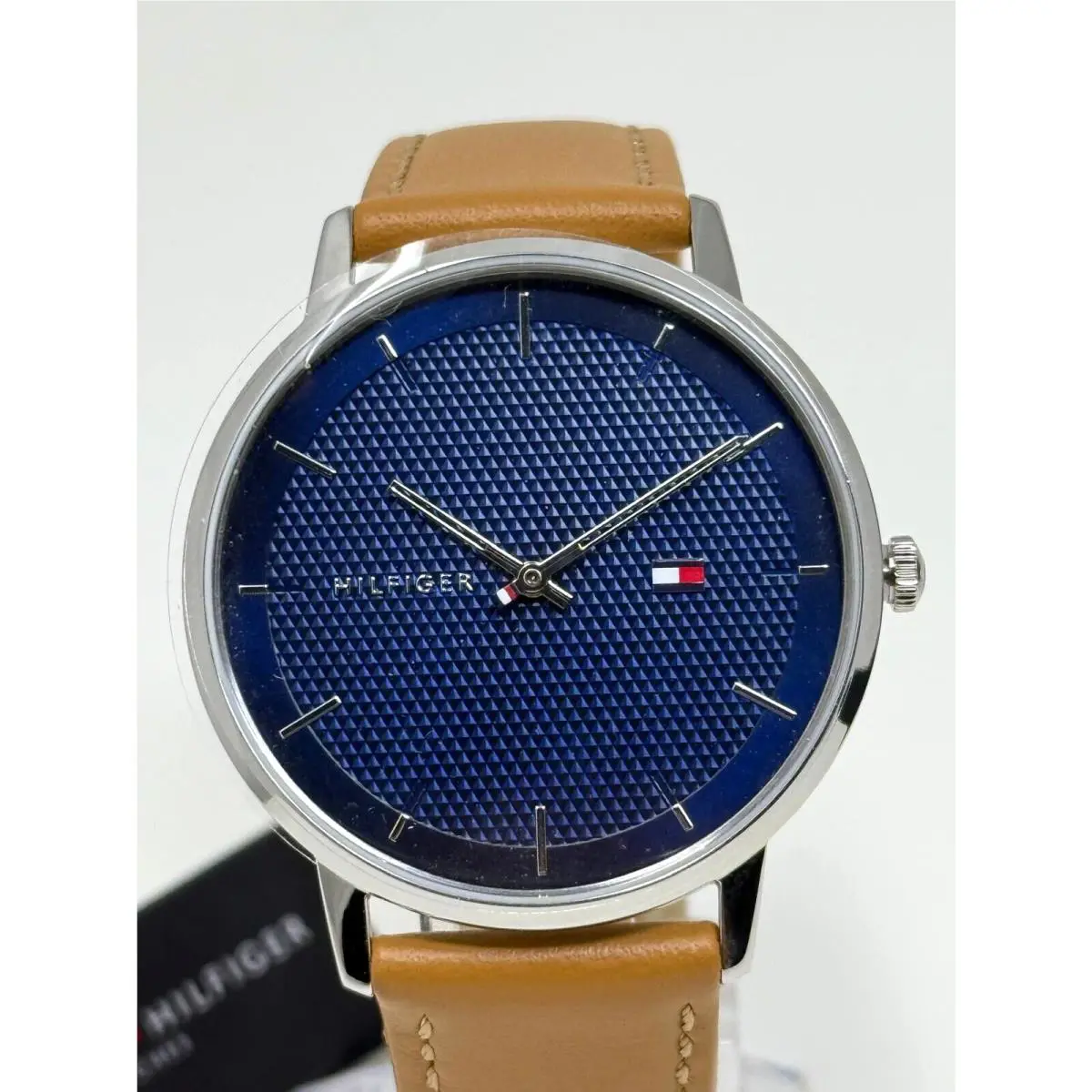 Tommy Hilfiger Analog Casual Light Brown Leather Strap Men’s Watch 1791652