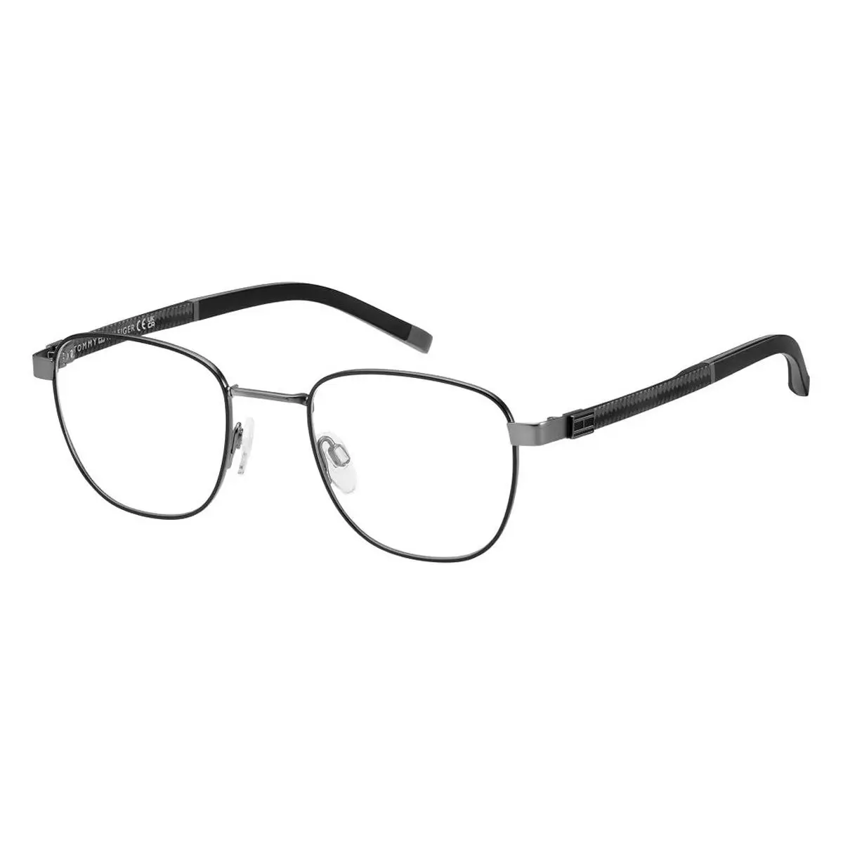Tommy Hilfiger TH 2140 Eyeglasses Male Matte Black Ruthenium 48mm