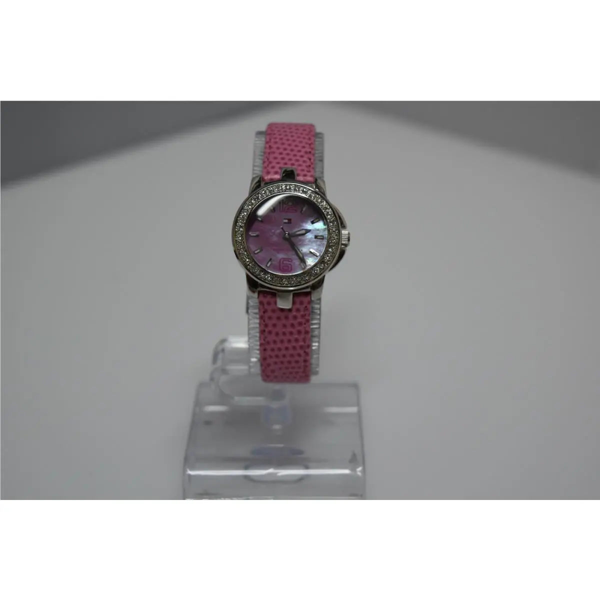 Tommy Hilfiger Pink Leather Crystals 1780317 Watch
