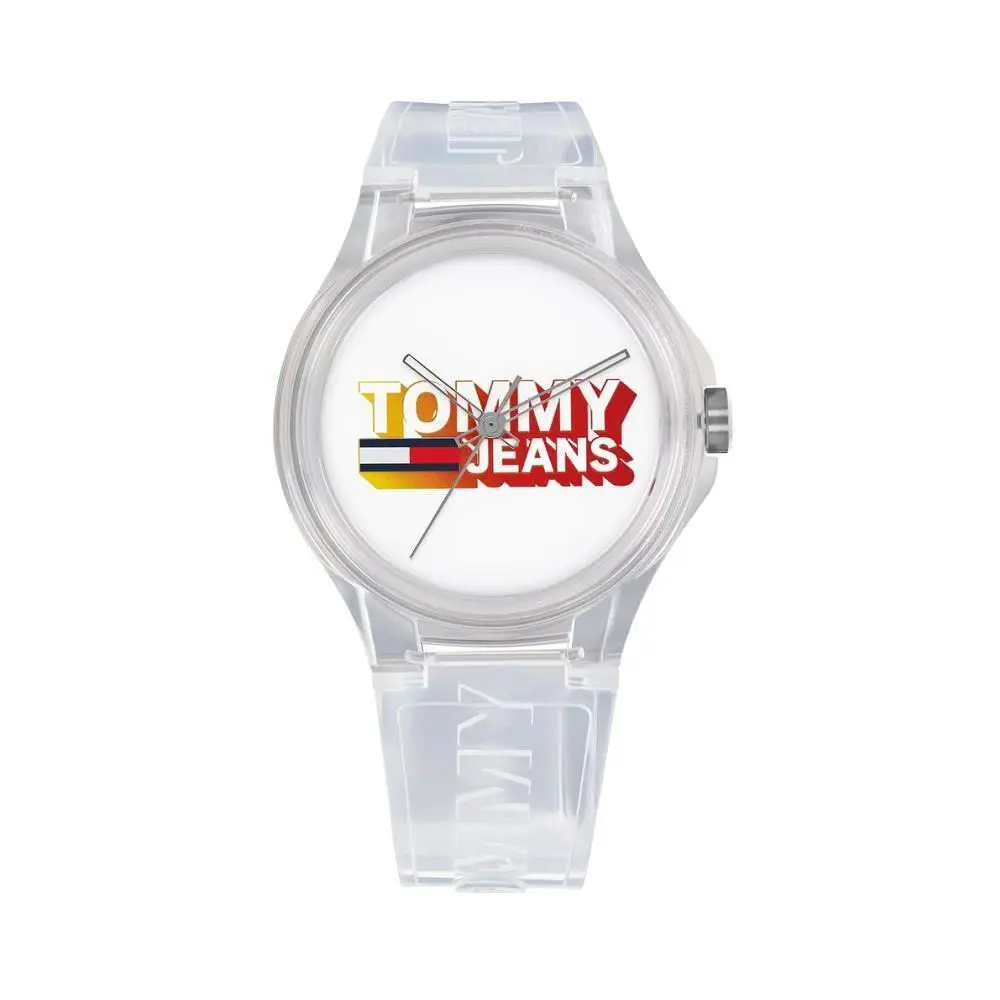Tommy Unisex Jeans Silicone Watch in White 1720027