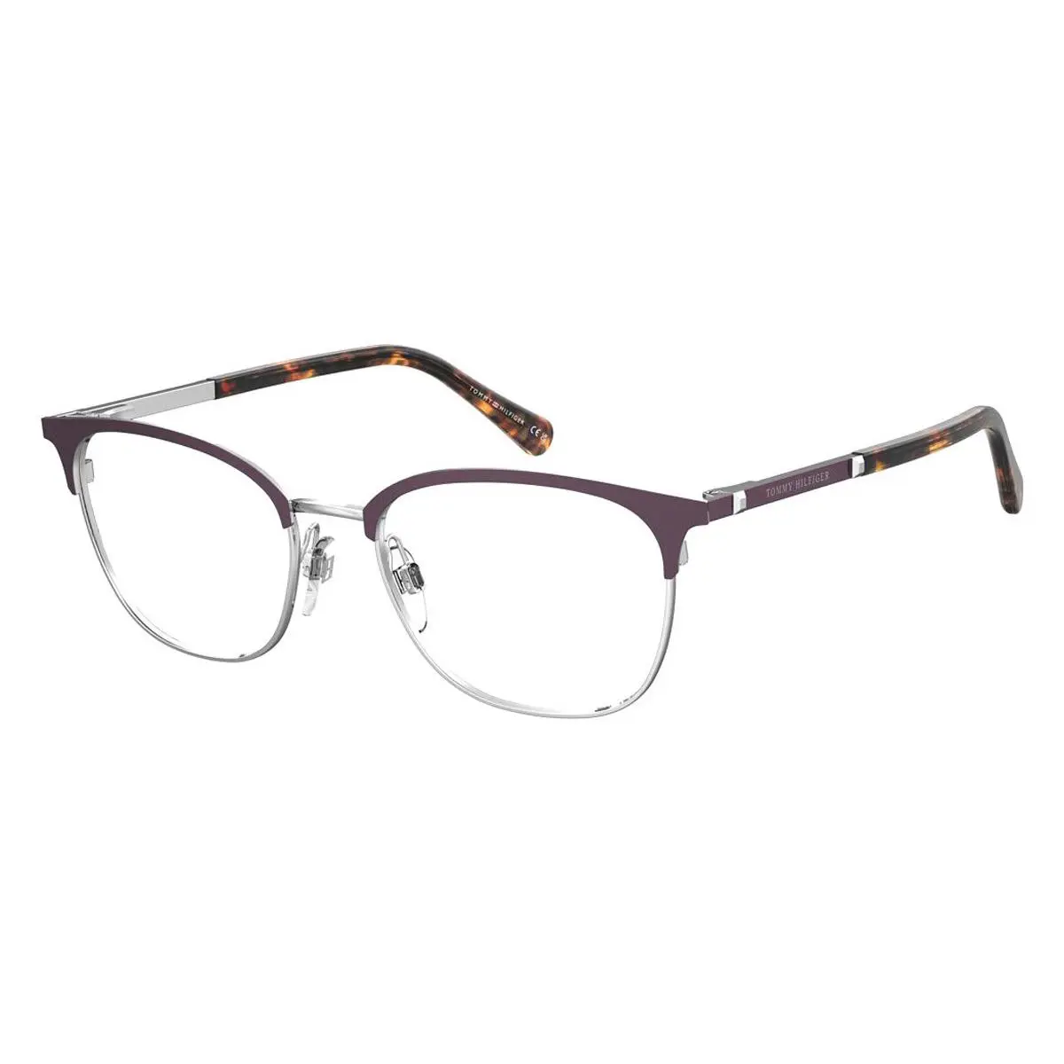 Tommy Hilfiger TH 2181 Eyeglasses Female Violet Silver 53mm
