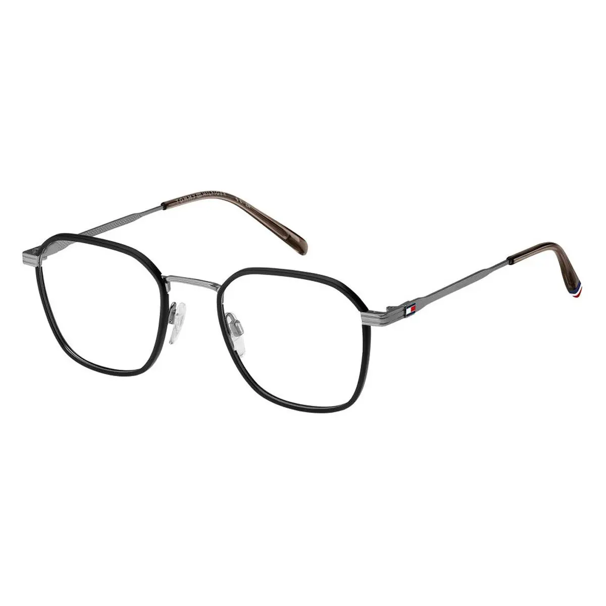 Tommy Hilfiger TH 2136 Eyeglasses Male Matte Ruthenium Black 51mm