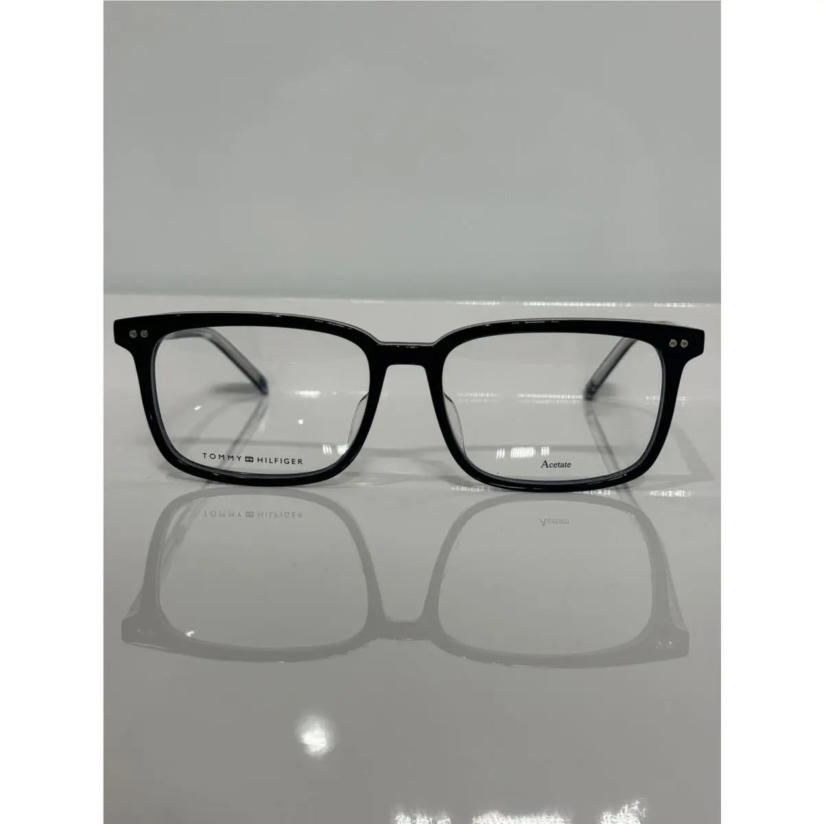Tommy Hilfiger 1852F Pjp Blue Acetate Asian Fit Eyeglasses 55mm