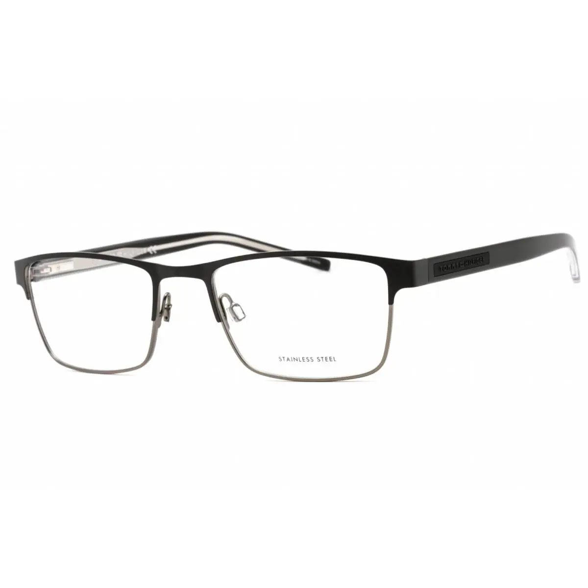 Tommy Hilfiger TH 1944 Rzz Eyeglasses Matte Black Dark Ruthenium Frame 53mm