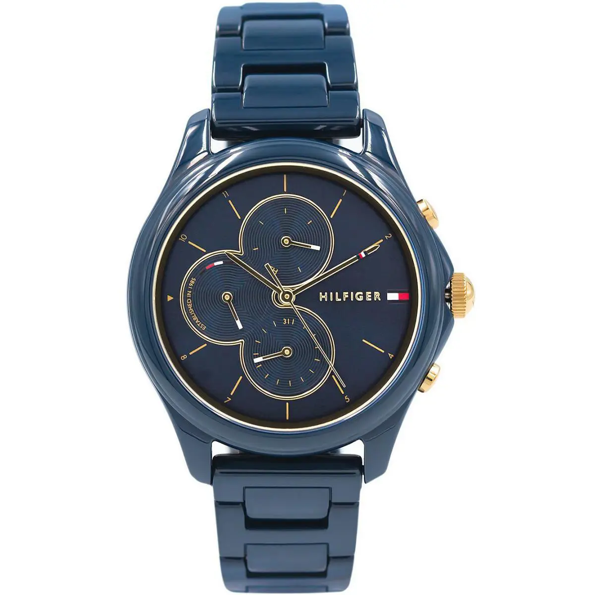 Tommy Hilfiger 1782260 Navy Blue Ceramic Womens Casual Dress Watch