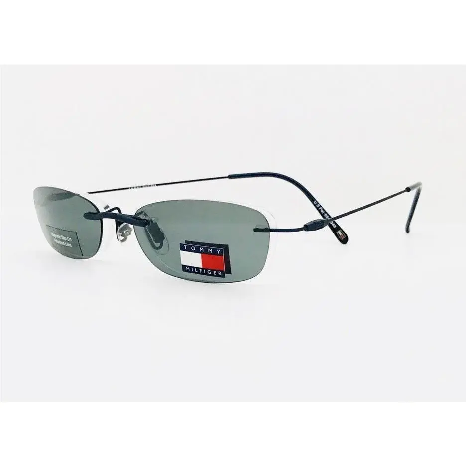 Tommy Hilfiger Eyeglasses W/polarized Clip 3067 Blue 51•18•143 Generic Case