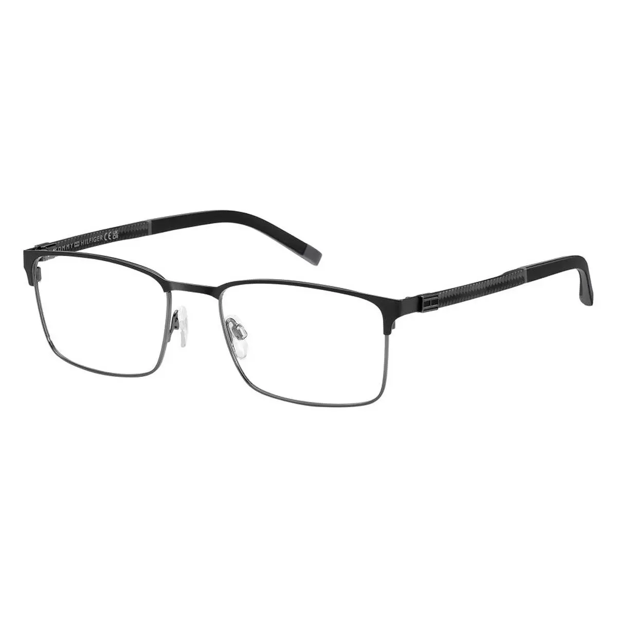 Tommy Hilfiger TH 2139 Eyeglasses Male Matte Black Ruthenium 56mm