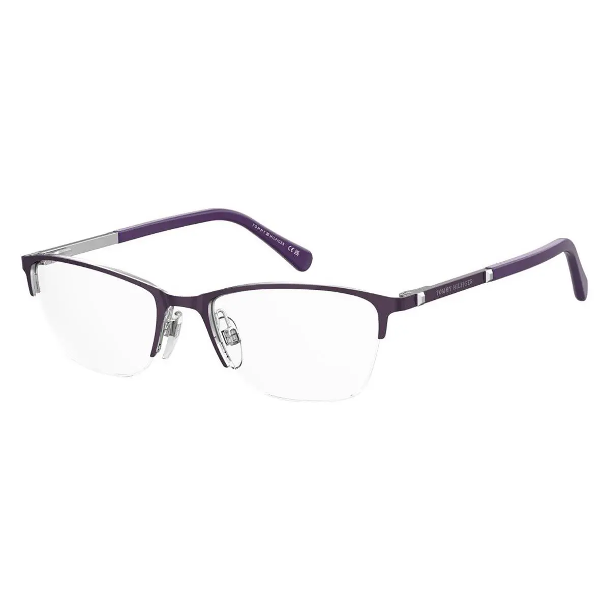 Tommy Hilfiger TH 2182 Eyeglasses Female Violet Silver 51mm