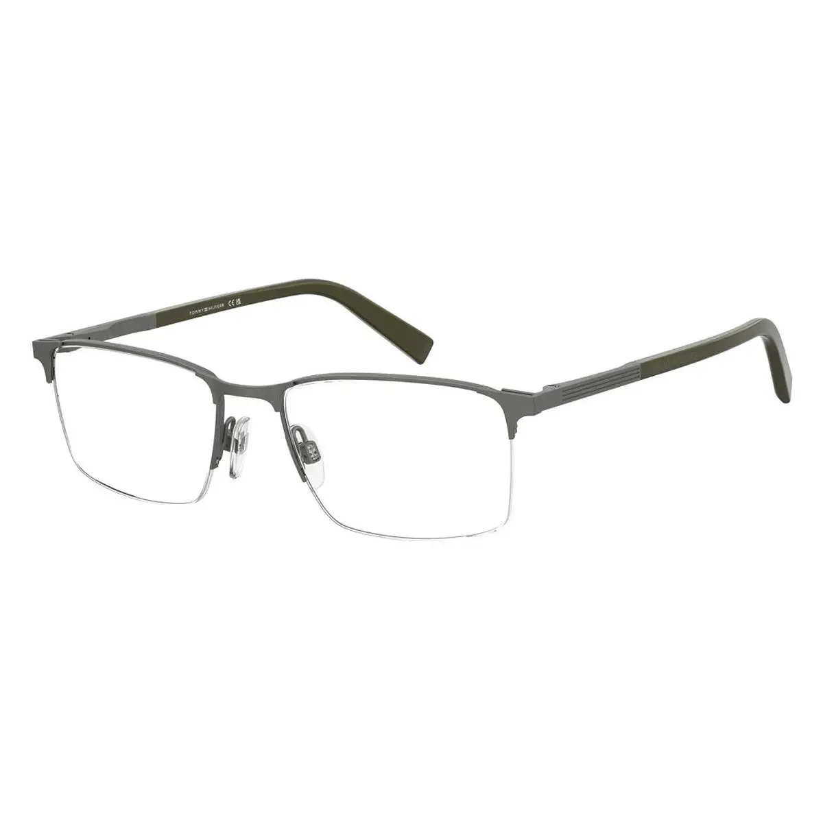 Tommy Hilfiger TH 2169 Eyeglasses Male Matte Ruthenium 55mm