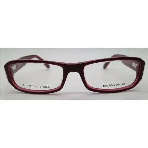 Tommy Hilfiger TH 1019 Red Y8Q Plastic Eyeglasses 51-16-135 Hand Made RX