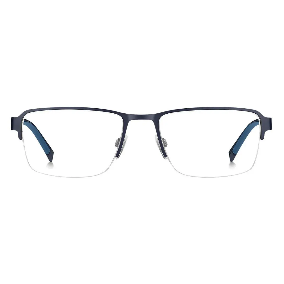 Tommy Hilfiger TH 2197 Eyeglasses Male Blue Dark Ruthenium 55mm