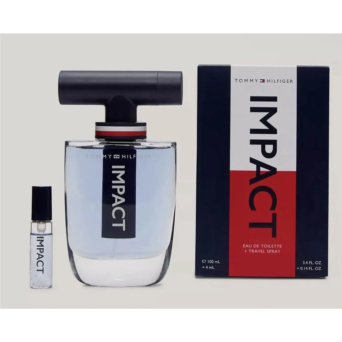 Tommy Hilfiger Impact Edt 3.4oz + 0.14oz Travel Spray Gift Set