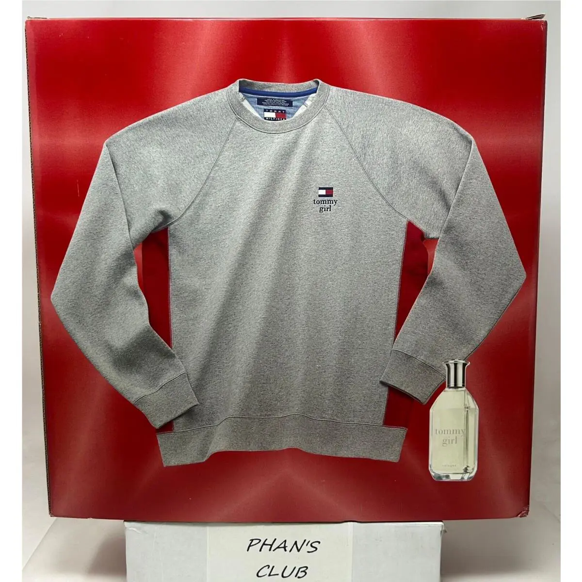Tommy Girl Cologne Spray 3.4 Fl.oz Medium Sweatshirt Gift Set
