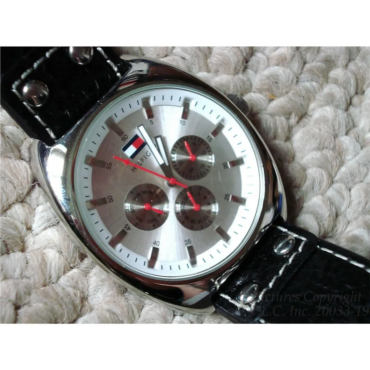 Sporty Chronograph Style 3ATM 1790303  Watch BY Movado + Bonus by Tommy Hilfiger