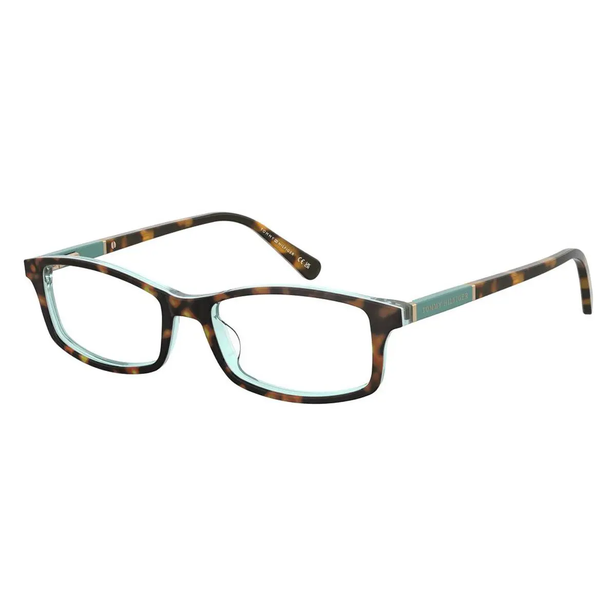 Tommy Hilfiger TH 2179 Eyeglasses Female Havana Teal 52mm