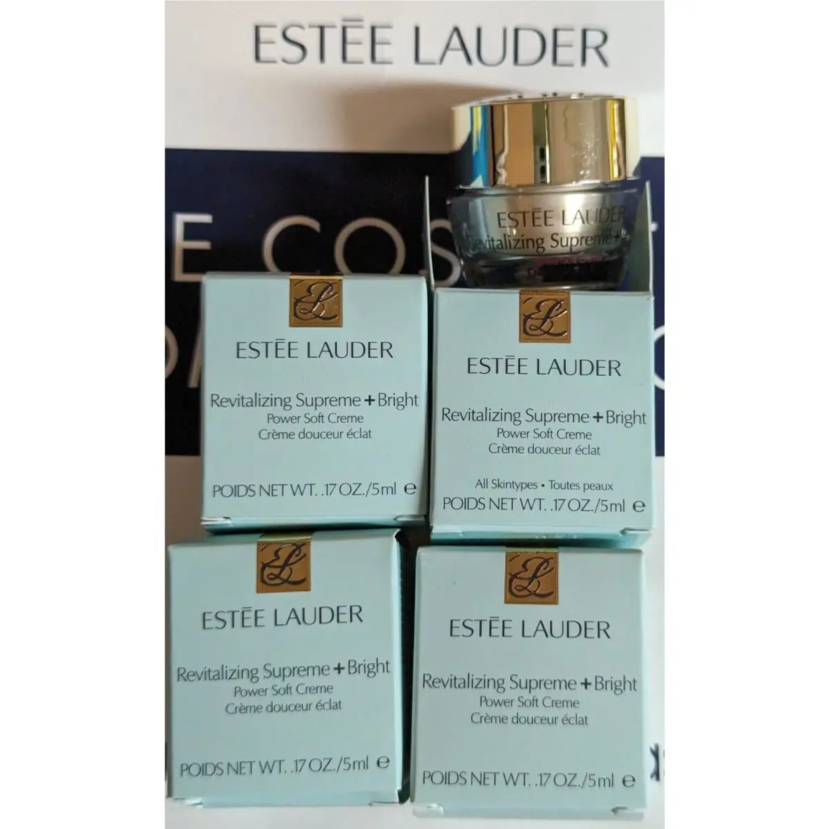 Estee Lauder Revitalizing Supreme+bright Power Soft Cream 1.7 Oz/50 Ml/ 4 5Ml=20 4x 5ml/.17 oz by Estée Lauder
