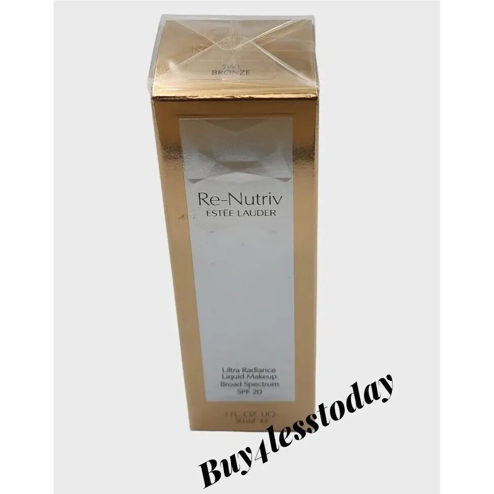 Estee Lauder Re-nutriv Ultra Radiance Liquid Makeup Spf 20 1 oz Choose Shade Bronze 5W1 by Estée Lauder