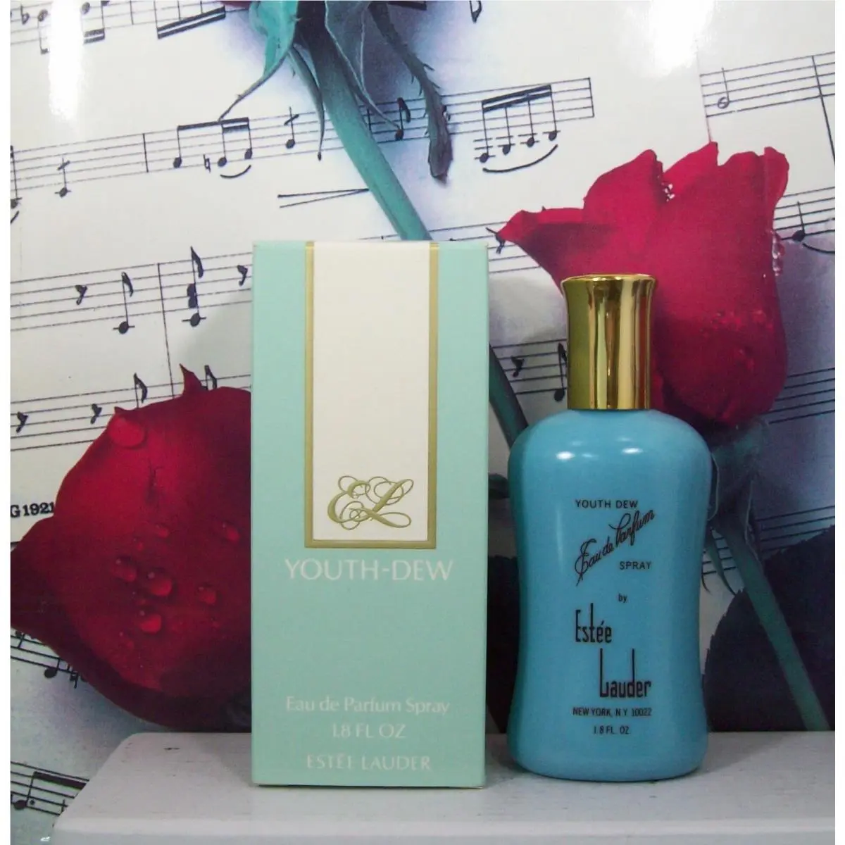 Estee Lauder Youth Dew Edp Spray 1.8 Fl. Oz. Nwb. Blue Bottle. Vintage
